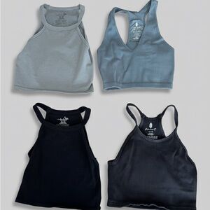 FP Movement by Free People Racerback Sports Bra/Crop Tank Set of 4